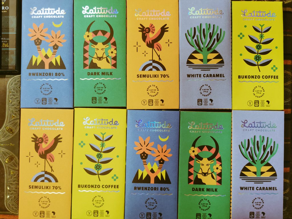 We are proud and happy to introduce Latitude Chocolate on the European market. Absolutely superb chocolate, made in Uganda.