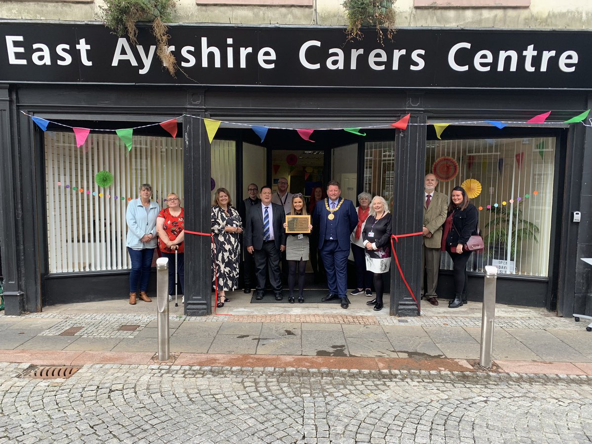 barrydouglas81's tweet photo. It was my pleasure to officially open the new @EACarers Centre in Bank Street, Kilmarnock, today. The new premises look fantastic and ensure they remain accessible in our town centre. https://t.co/WFjTGLLo1q