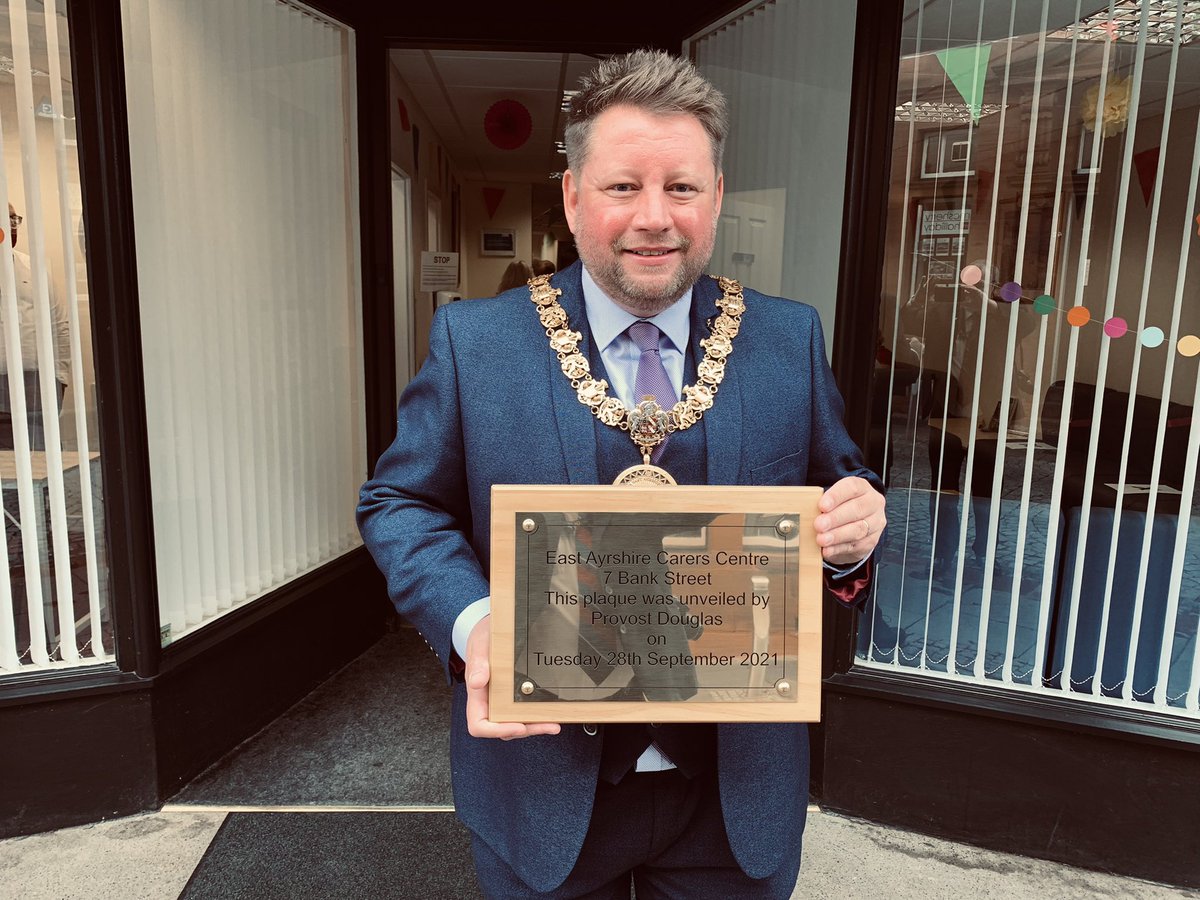 barrydouglas81's tweet photo. It was my pleasure to officially open the new @EACarers Centre in Bank Street, Kilmarnock, today. The new premises look fantastic and ensure they remain accessible in our town centre. https://t.co/WFjTGLLo1q