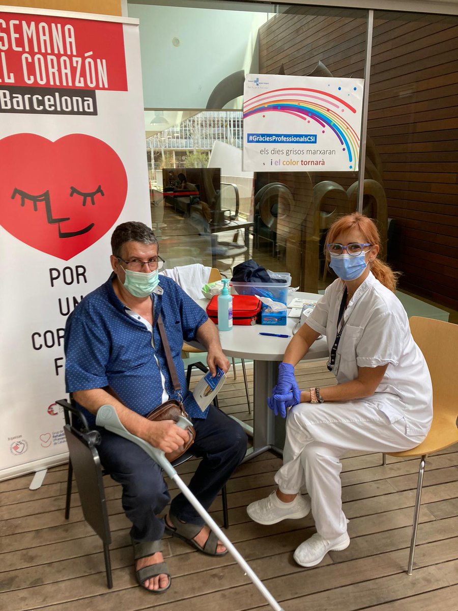 rfreixap's tweet photo. Celebrem la VI Setmana del Cor al @ConsorciCSI . Promoció d'hàbits cardiosaludables a la població. Dieta mediterrània, exercici físic, deixar tabac, control TA, pes, glicèmia i colesterol @catcardiocamfic Junts ho fem millor !!! https://t.co/zHN4qeJqGq
