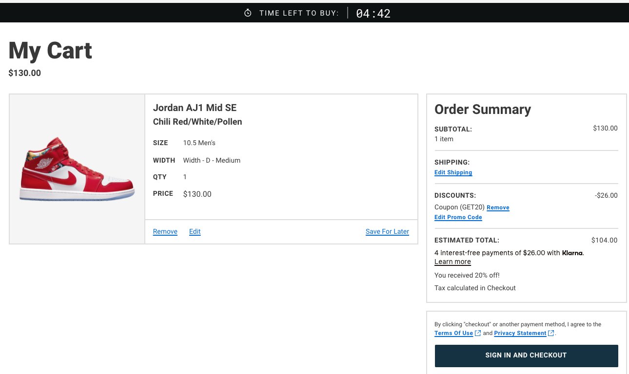 Air jordan promo code cheap