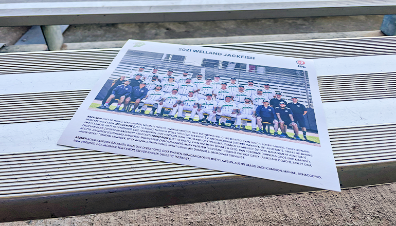 wellandjackfish's tweet photo. Grab a piece of Jackfish history and pick up your 2021 Welland Jackfish team photo at Welland Stadium! Also, come check out our current merchandise sales!
Open Monday to Thursday from 9am - 4pm
#GetHooked • #FansFirstFunAlways https://t.co/urd3qEzDqF
