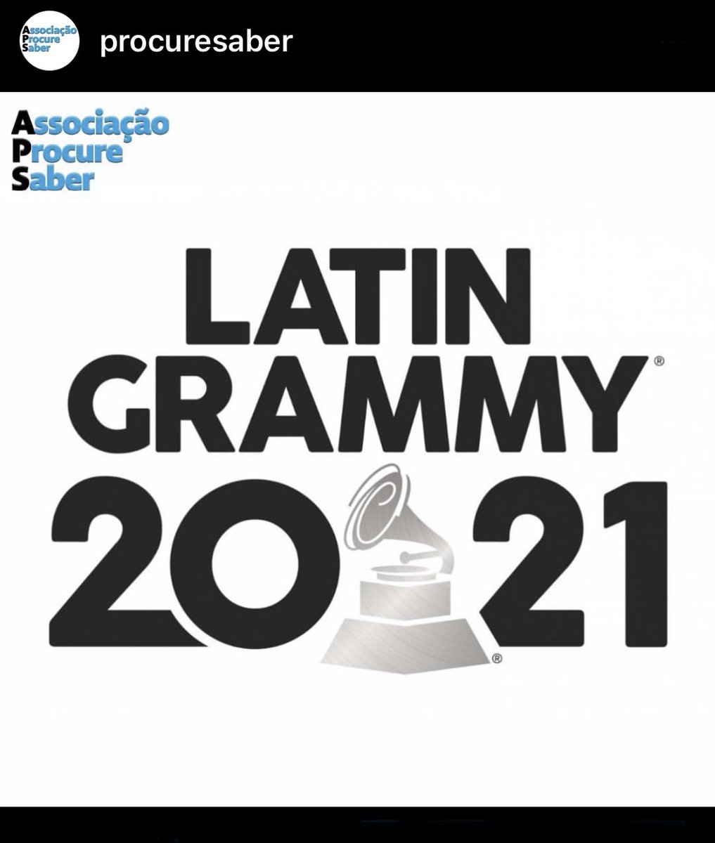 PROCURE_SABER's tweet photo. ✨ O Grammy Latino anunciou nesta terça-feira (28) os indicados para as 53 categorias da 22ª edição da premiação.

👉🏽 A cerimônia do Grammy Latino acontece no dia 18 de novembro. 

Lista completa: https://t.co/NAqKWbSBQH

#APS #APSUnida #ProcureSaber 🔎  #GrammyLatino2021 https://t.co/F86r8Wb4Dw