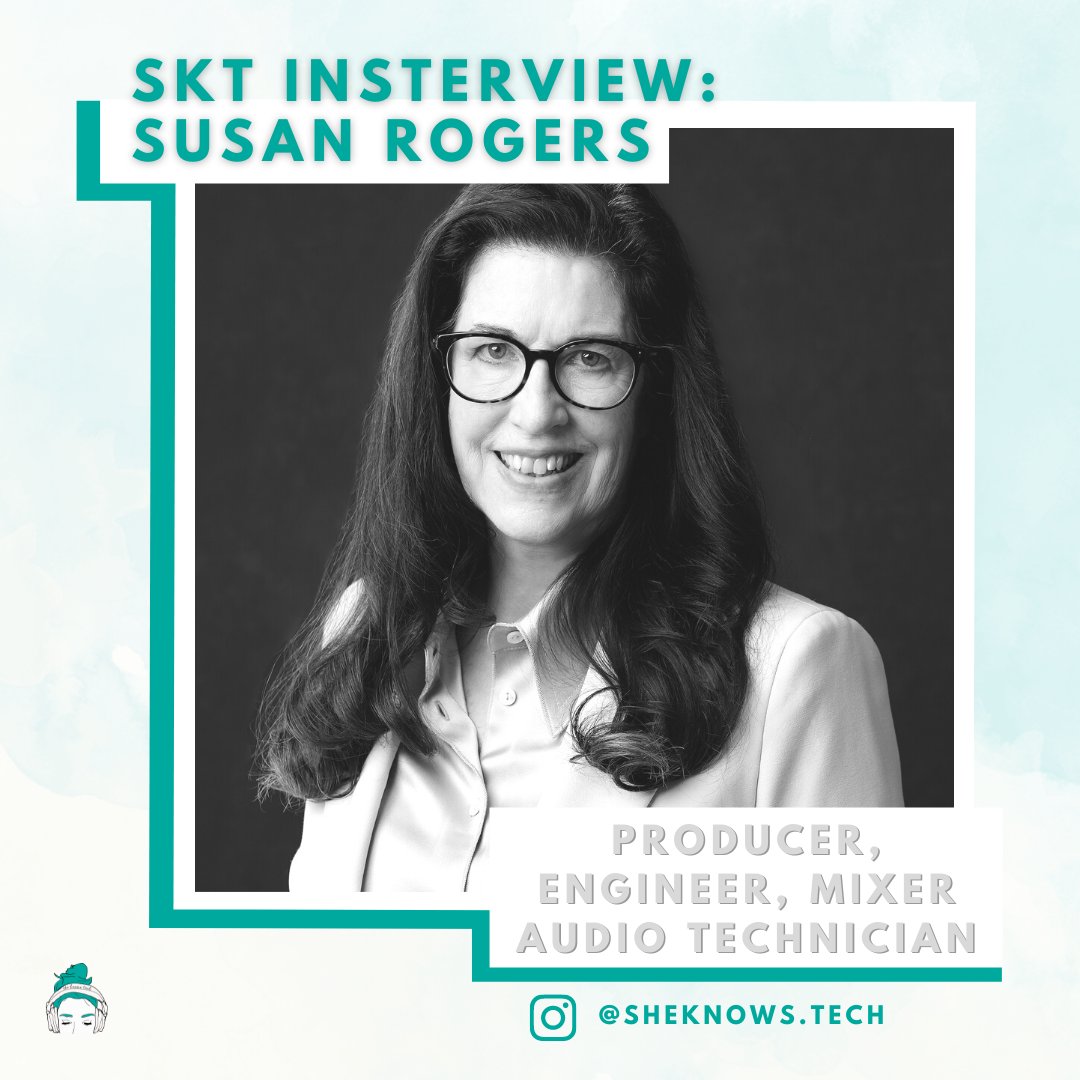 sheknows_tech's tweet photo. We spoke to the LEGEND Susan Rogers about her passion for sound engineering and producing ๐คฉ We also spoke about how we can involve more women in the recording industry ๐ฅ Swipe through to read the full interview โก๏ธ
.
.
.
#sheknowstech #susanrogers #womeninmusic https://t.co/DQdgSFP6yh