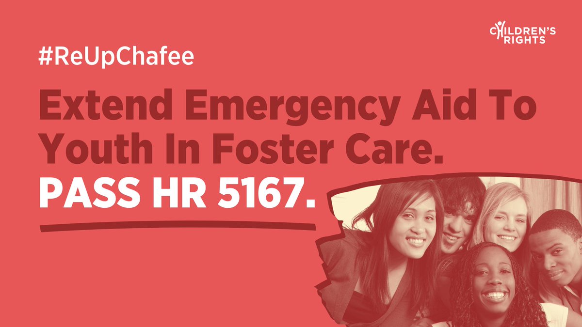 ChildrensRights's tweet photo. We have a special responsibility to youth in foster care. @SpeakerPelosi, @GOP Leader, @SenSchumer, @LeaderMcConnell, you must pass HR 5167 to ensure they are not cut off from critical services this Friday. #PandemicRelief4FosterYouth #FosterCare #ReUpChafee #NoAgingOut https://t.co/oLLkNzw4IC