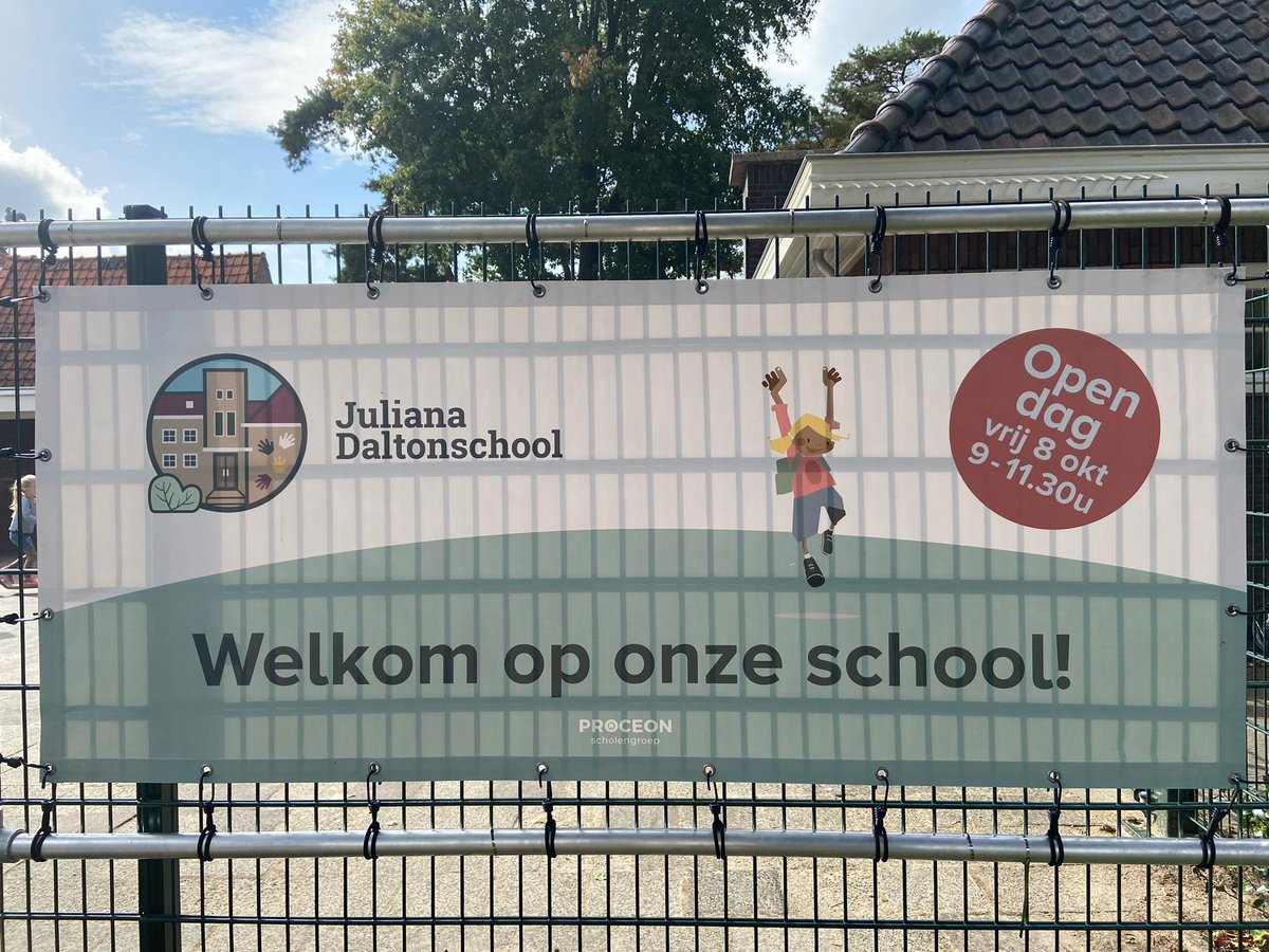 8 oktober organiseren wij een open dag, zodat u samen met uw kind kan kijken of er een match is met onze school. #Proceon #opendag #nieuwlogo #nieuwebanner #iedereeniswelkom