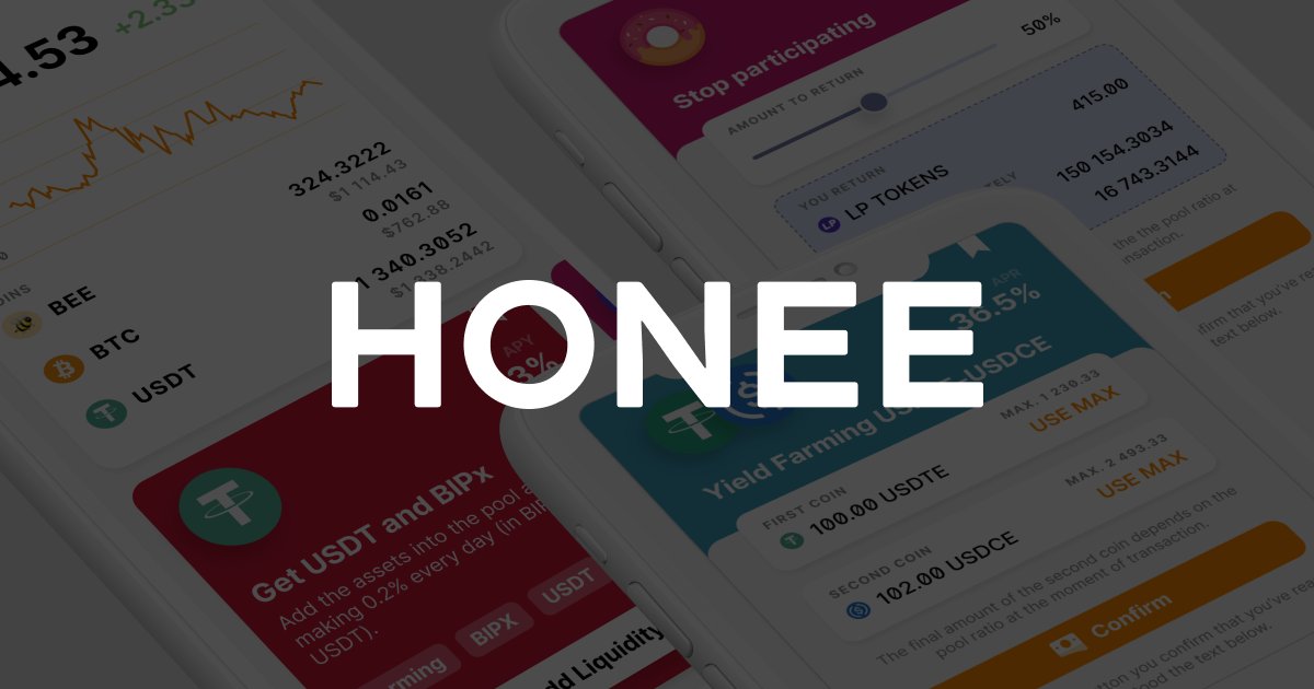 HoneeApp's tweet photo. We are inviting you to take part in the alpha testing of the Honee #cryptowallet.

🍯 https://t.co/g5sVNmFjqf https://t.co/FuXZ0SEJiz