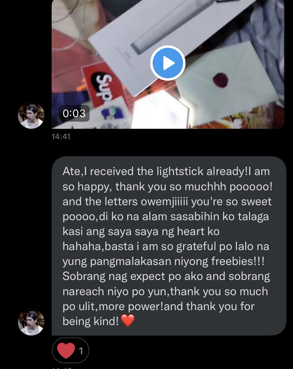 lyfkaiSELLS's tweet photo. Thank you so much po!! 🥰🤍✨ #lyfkaiPROOFS #LYFKAI_Feedbacks https://t.co/i1opv3rCzU
