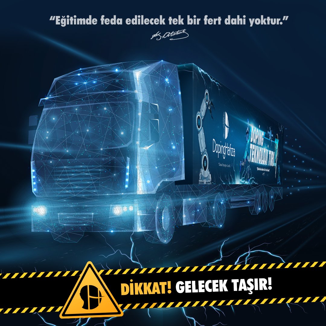 Dikkat Gelecek Taşır ⚠️

Mustafa Kemal Atatürk’ün “Eğitimde feda edilecek tek bir fert dahi yoktur.” sözüyle gerçeğe dönüştürdüğümüz Doping Teknoloji Tırı yola harekete geçiyor!
