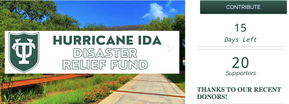 tulane_cps's tweet photo. Support the Hurricane Ida Disaster Relief Fund - https://t.co/nni0S7HN8a https://t.co/QjYQPHeShK