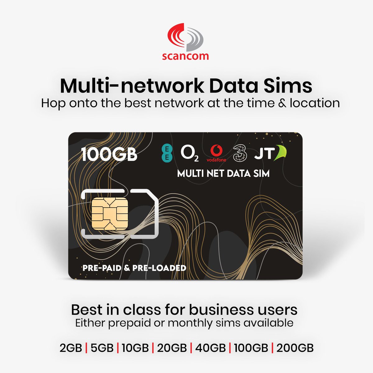 scancom's tweet image. There is nothing more frustrating than not getting mobile coverage. Wherever you are, connect to the strongest signal with multi-network data SIMs💫 
Available at scancom.shop

#multinetwork #datasim #connect #connectivity #work #internet #speed #data #mobile #network