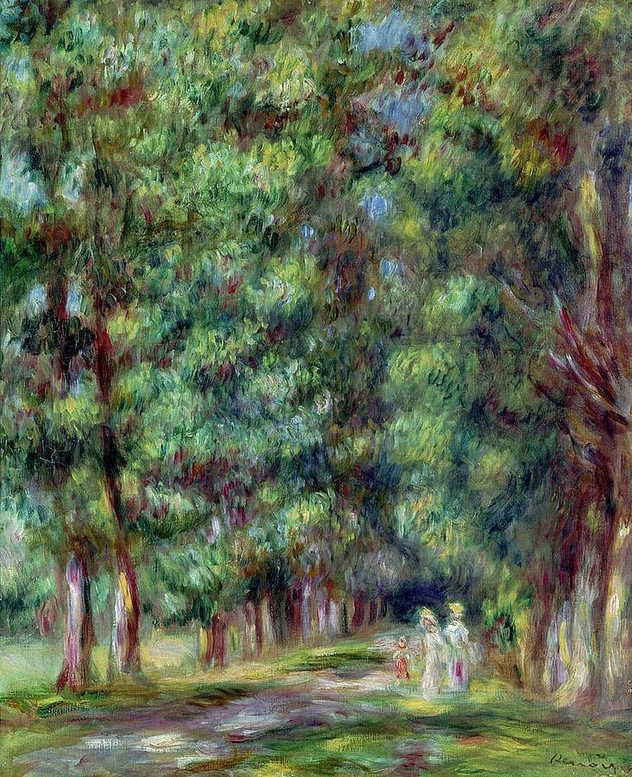Di Renoir ho sempre amato il modo in cui, dissolvendo i colori e sfumando i contorni, esalta la lucentezza.
#CulturaFrancese