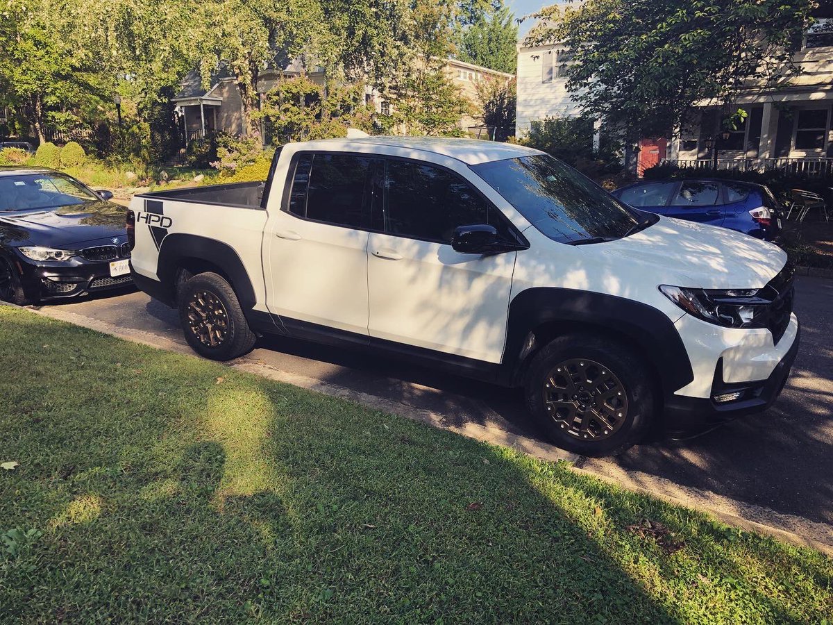 This is actually first time in a #hondaridgeline and I really dig it. I see what people are on about.