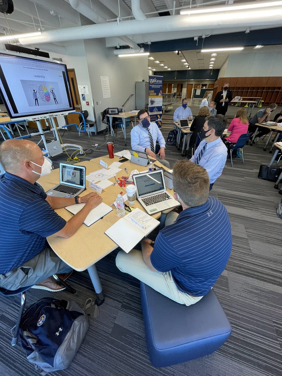 Elevate Leadership today in Blue Valley. Great discussions about the focus of leadership and leading through challenges.