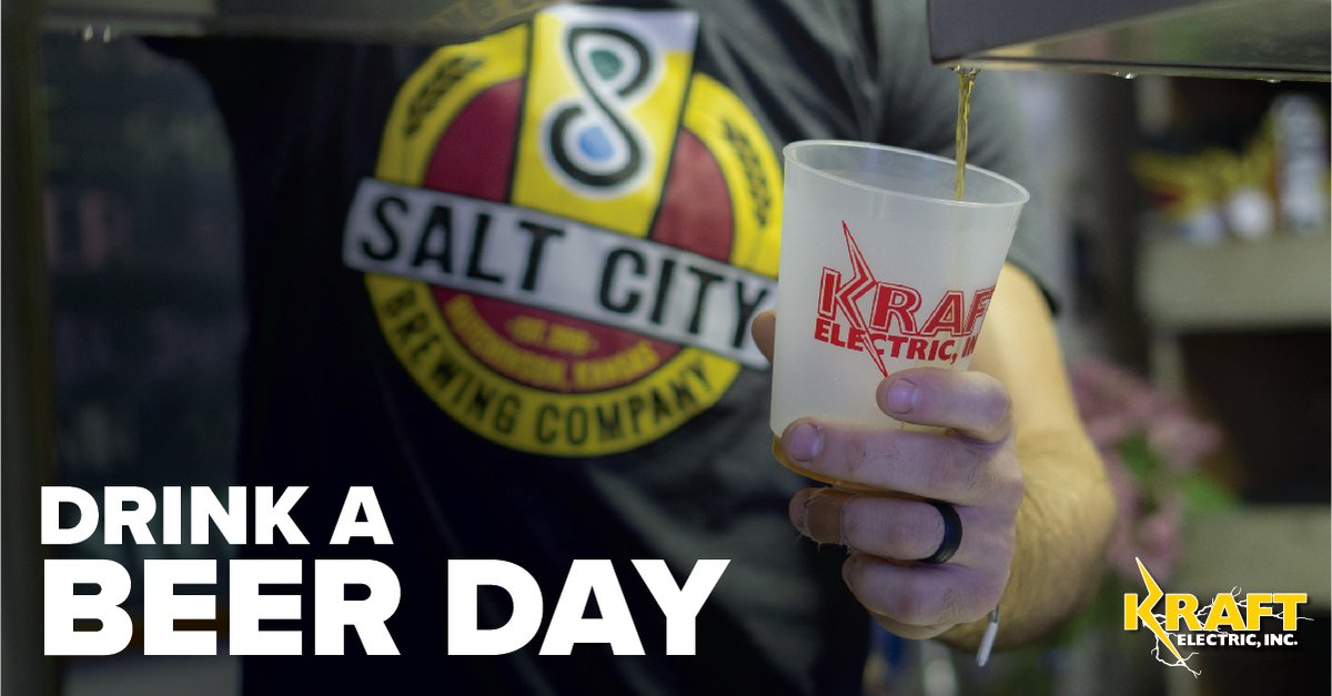 Celebrate our favorite day at one of the local breweries! <a href="/SaltCityBeer/">Salt City Brewing Co</a> <a href="/sandhillsbrew/">Sandhills Brewing</a>  #DrinkABeerDay