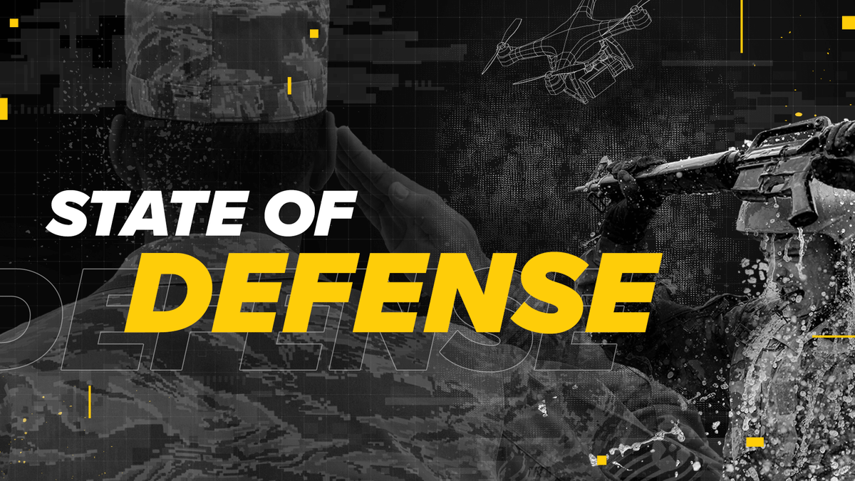 DefenseOne's tweet photo. STARTING SOON: Join the @DefenseOne team for our #StateofDefense spotlight on the @usairforce including an interview with @GenCQBrownJr https://t.co/fkBkdVl3XW https://t.co/9Hj4HRpeao