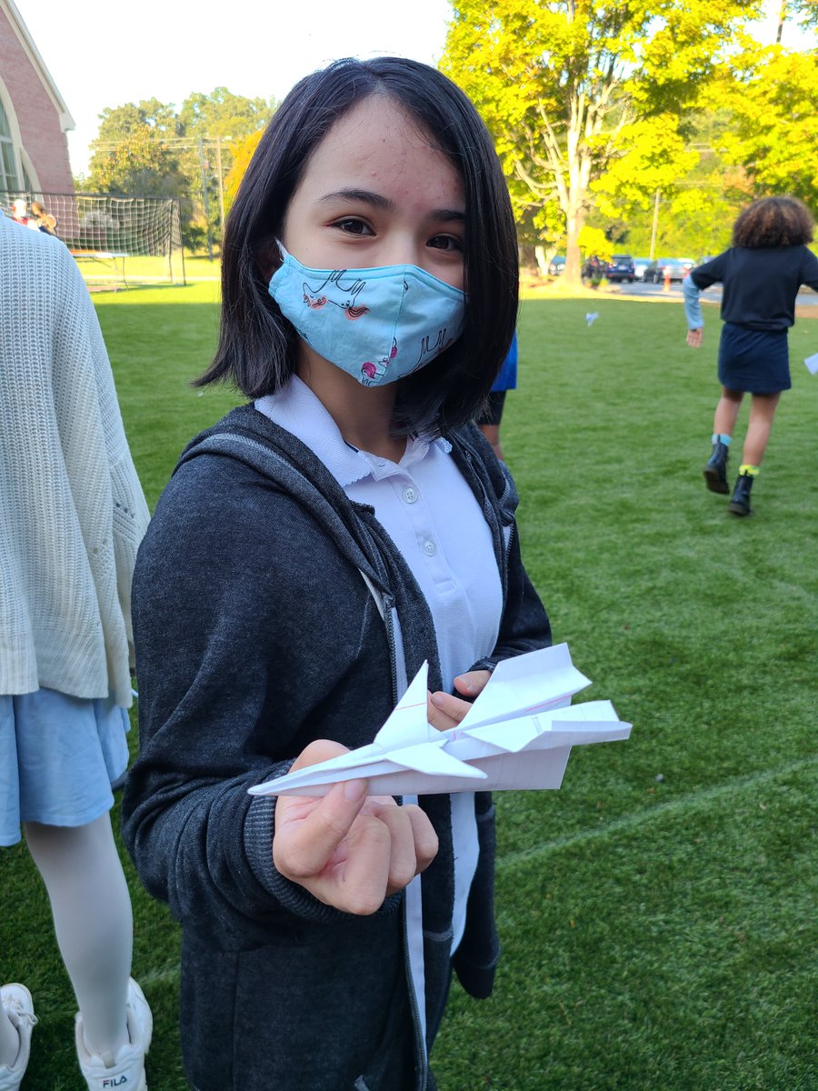 FASTK8Charter's tweet photo. Today was the day for the inaugural FAST Paper-Aeronautic Olympics! Cutting edge designs from these future engineers. Are you hiring @LockheedMartin or @NASA? We might have someone for you! #fastcharter #fast2thefuture #STEMeducation #Engineers https://t.co/ASOe1hehNr