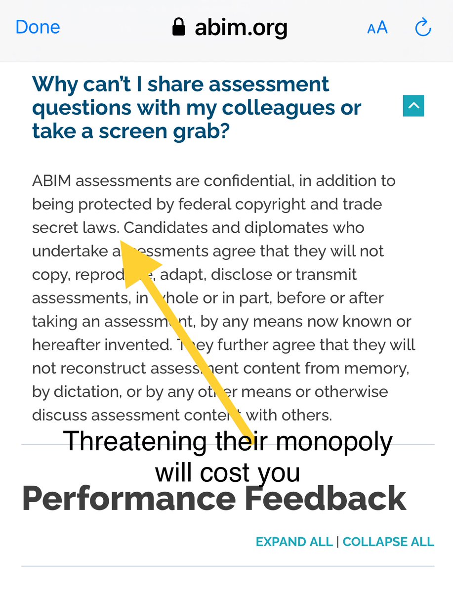 This is NOT education. This is a strongman tactic by elite monopolists who fear loss of control and the fees that support them. Let’s push for <a href="/InfoNbpas/">National Board of Physicians and Surgeons</a> instead and take back control of education the way we see fit, not these racketeers.