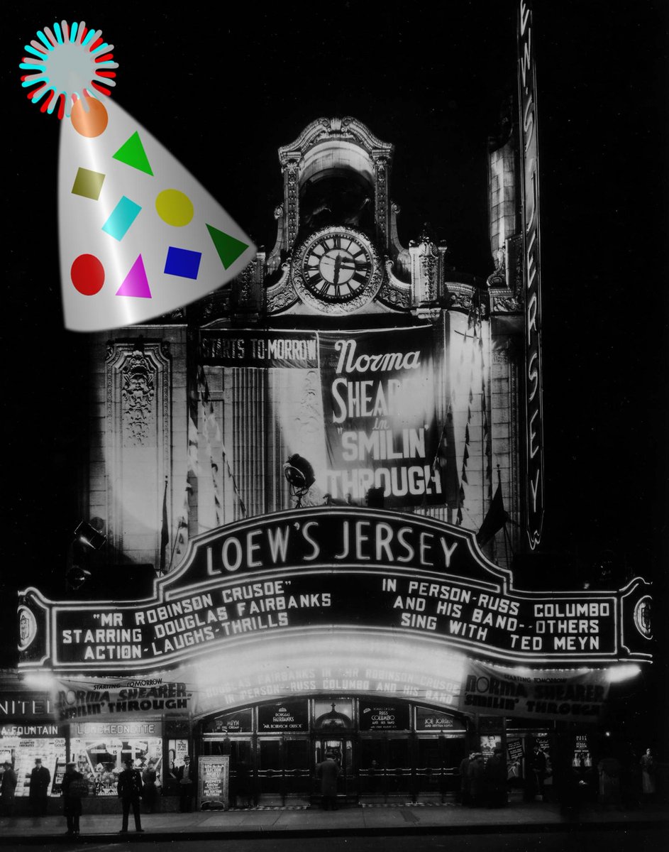 92 years old today &amp; counting! And that's the point: 34 years ago #LoewsJersey was to be torn down. #FOL stopped that &amp; now the Loew's is about to undergo a major restoration. Celebrate by stoping in for our open house tonite 5-9pm for tours &amp; the chance to take pre-con pictures.