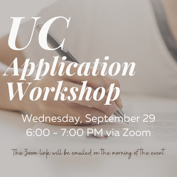AmandaDFitts's tweet photo. Seniors, attend this event if you plan to apply to any of the University of California campuses. A UCLA representative and AHS alum will review the nuts and bolts of the app! Check your email Wednesday morning for a Zoom link. This meeting will NOT be recorded. @Counselor_ahs https://t.co/AYvEzC7Au9