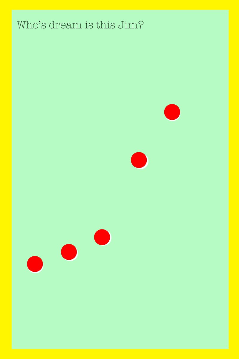 'Who's Dream is this Jim?' a new Zine; coming soon!