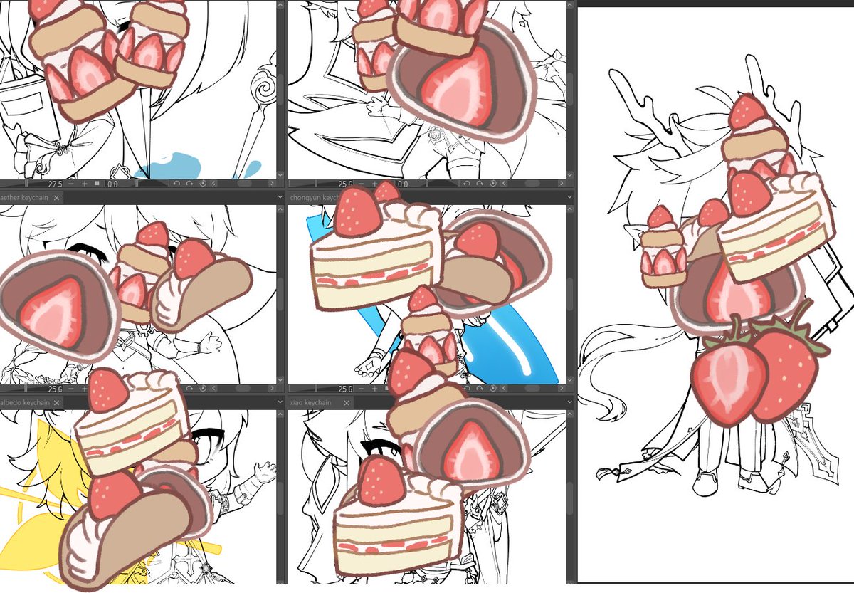 NyotNyoti's tweet photo. keychain progress for comivuro hehe https://t.co/Ixgkm5EI9o