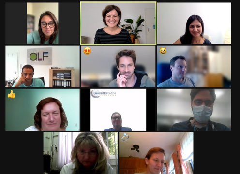 VascAgeNet's tweet photo. Midterm Review Workshop with @NicoleSchmidtAT What have we learned in the first 2 years of this @COSTprogramme and what do we want to achieve in the next 2 years? https://t.co/MIjmhLq5zb