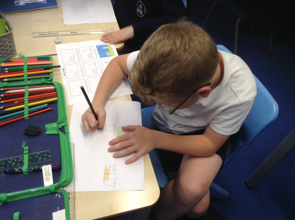 wash_lks2's tweet photo. This afternoon we have continued studying Edward Hopper and have had a go at creating our own versions of Lighthouse Hill 🎨 #EdwardHopper #LighthouseHill https://t.co/5sNXh6teI3