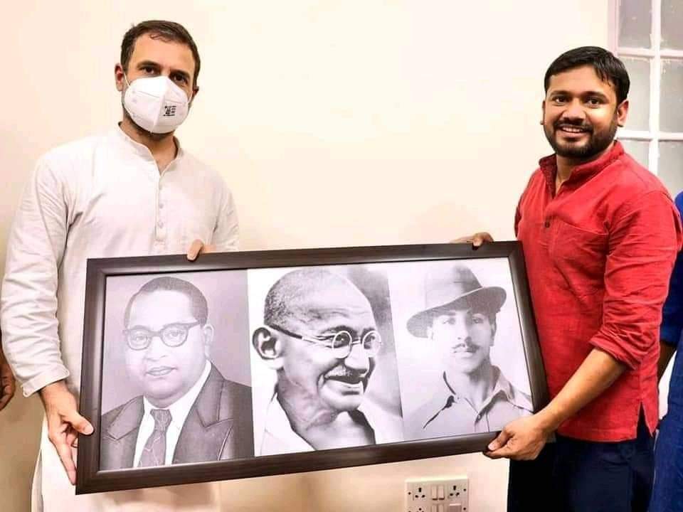 MudabbirINC's tweet photo. देश बचाने के लिए @kanhaiyakumar जी को @RahulGandhi ने कांग्रेस की सदस्यता दिलाई।
#congraitulation
@INCUttarPradesh https://t.co/NjIpr9rxb7