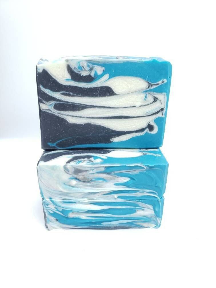 TortugaSoapCo's tweet photo. Cured and Ready to Go! Icelandic Soap - Homemade Natural Handcrafted Artisan Swirl Cold Process Bar Soap, Handmade with Olive Oil Base, Mens Cool Water Fragrance #IcelandicSoap  #homemadesoapbar #IcelandSoap #menssoap #tortugasoap #handmadesoap https://t.co/SuZzByUOhj https://t.co/MTnYQwzfoV