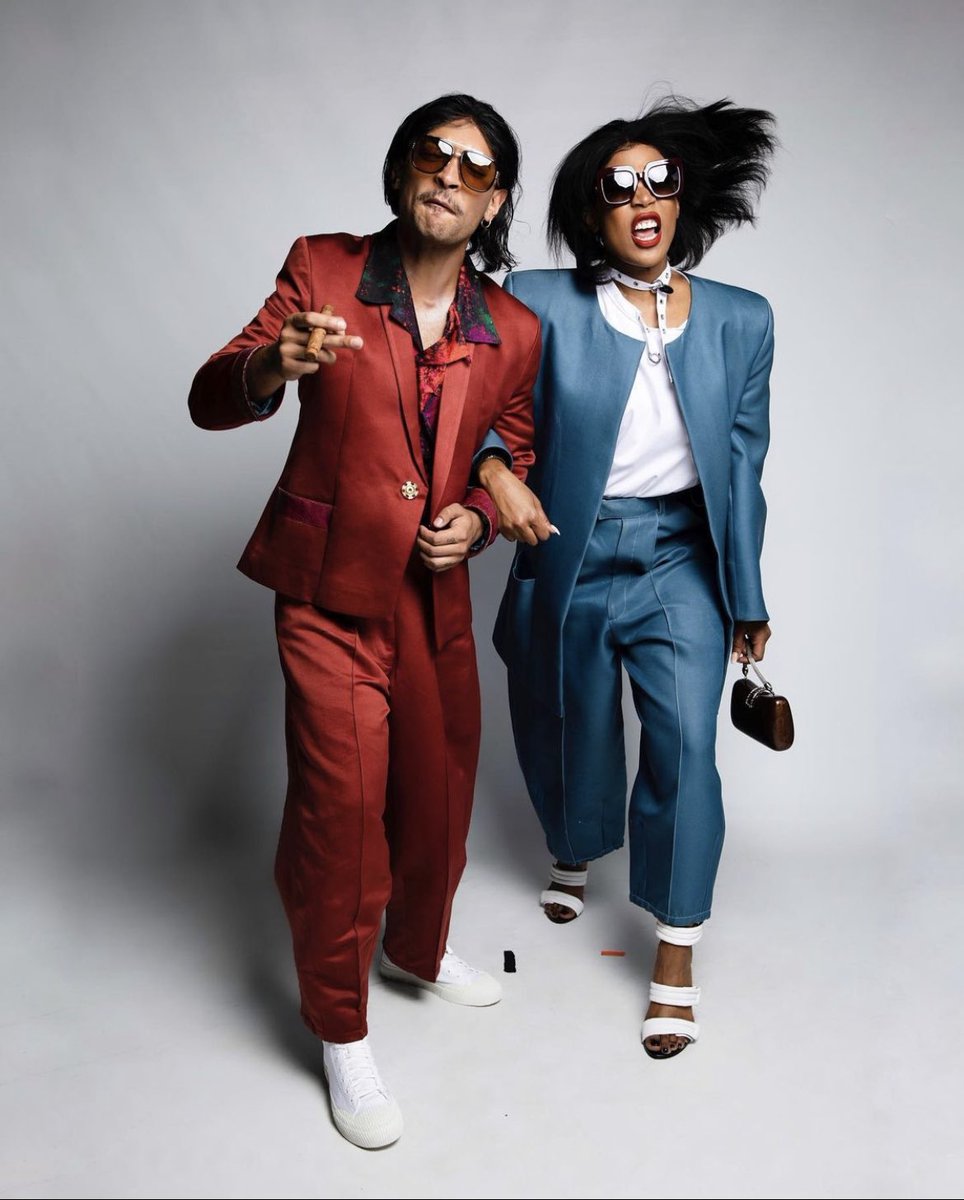 AfricanFashFndn's tweet image. Birthed from the collaborative effort between #ViviersStudio and #DieselSA, pieces with structured silhouettes and bold colours are used to convey the message of what #ViviersStudio is known for, weaving a paradox between clichéd notions of masculinity and femininity.