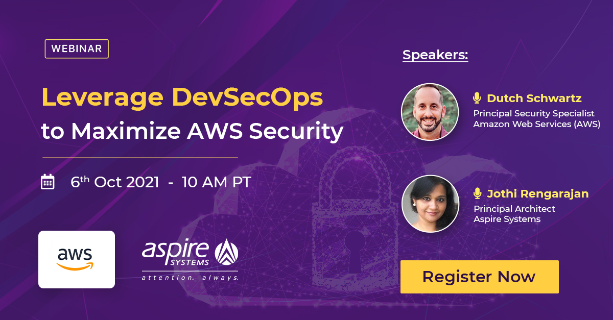 AspireSystems's tweet photo. Join our #webinar in association with @AWS to understand why organizations like yours must implement #DevSecOps to maximize #security - https://t.co/XhKqvhmUoT
@AWS_Partners #AWSDevSecOps #AWSCloud #AmazonWebServicesCloud #CloudSecurity #AWS https://t.co/YsWY634KuE