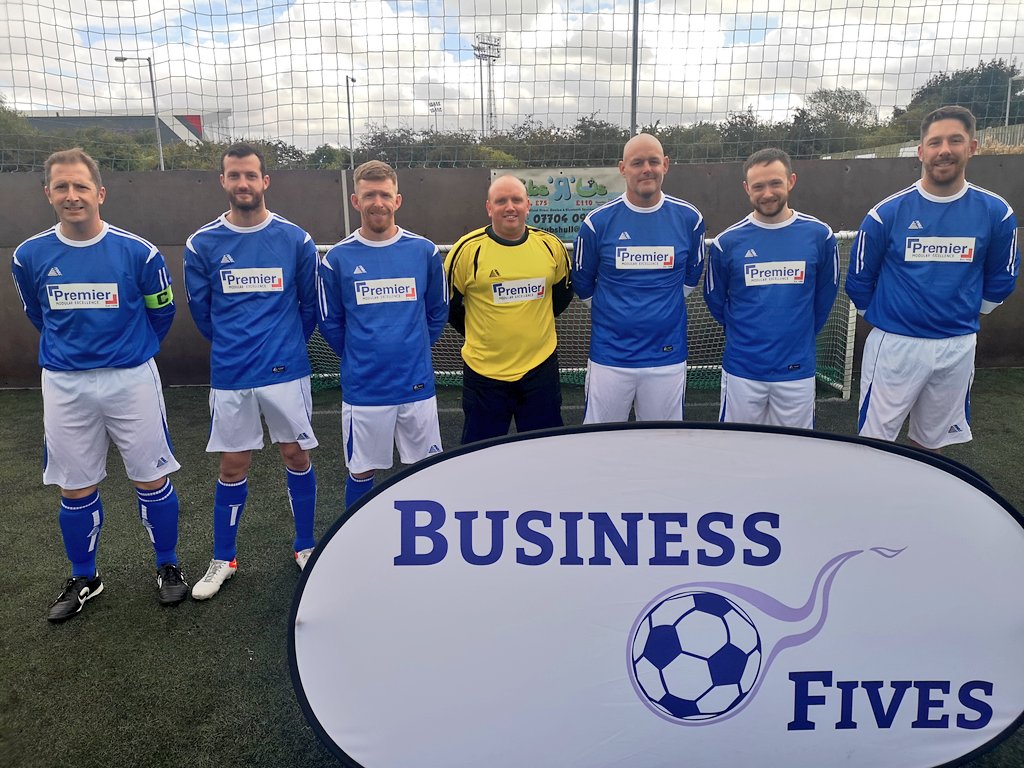 BusinessFives's tweet photo. Here is the @Premier_Modular team ready to take part in our Hull event today in support of @ProstateUK #Goodluck #FootballForGood https://t.co/4w3UWyASCk