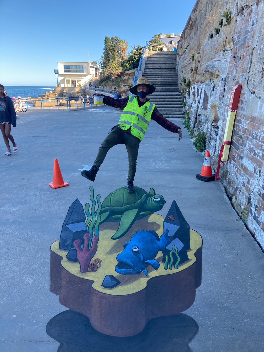 Willmarine's tweet photo. @DrEmmaLJohnston Zac is very talented! And Randwick Council care about our coast enough to support him and our Rockpool &amp; Snorkelling Tours 👍🐙 https://t.co/FPhRIOCARU