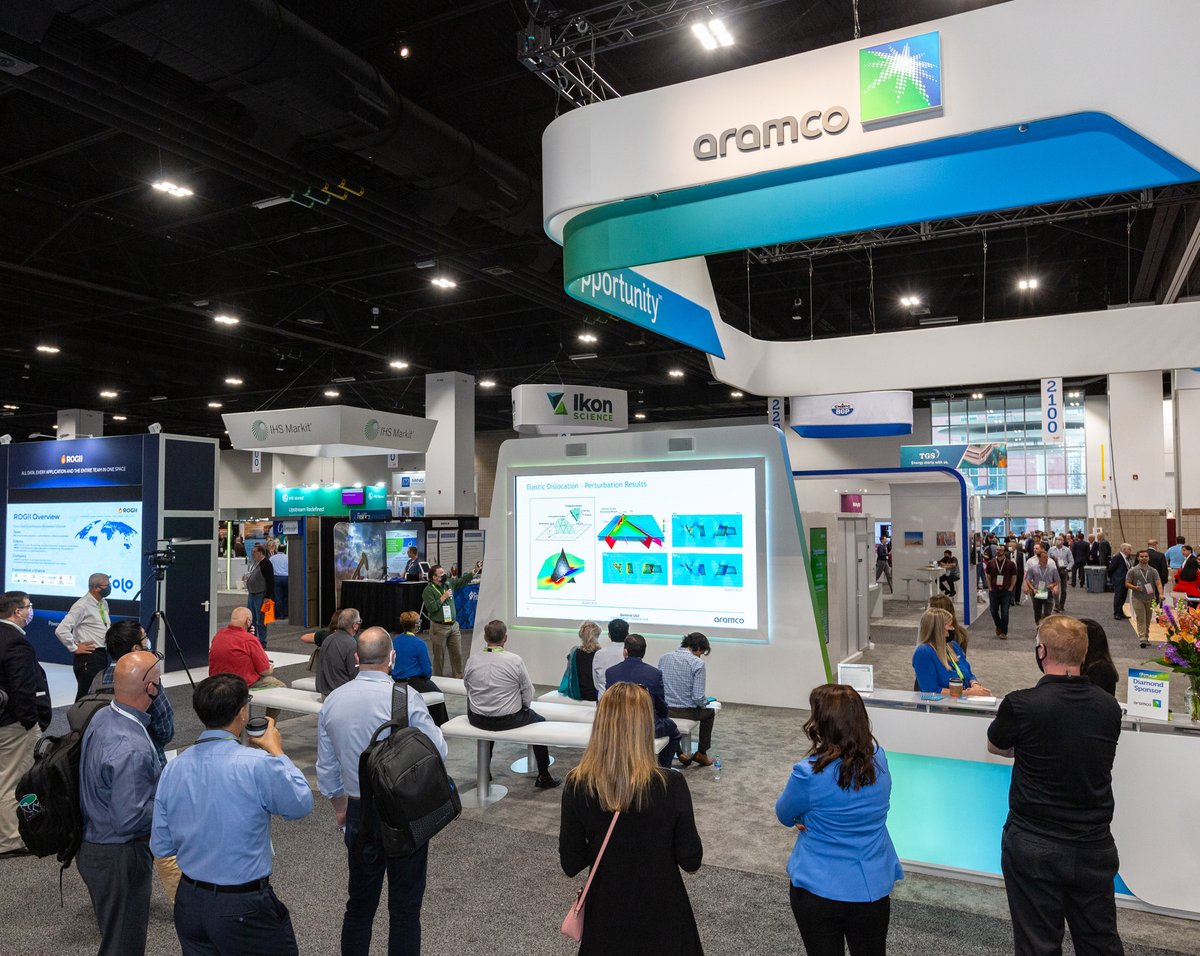 Aramco_Americas's tweet photo. We are pleased to participate in this year's #IMAGE2021. Visit our booth for presentations from #Aramco researchers on timely geosciences topics, including fault stress analysis & natural fracture prediction, machine learning, & seismic monitoring for CO2 sequestration. https://t.co/SLuDZKkXD3