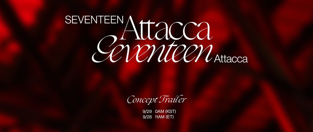 svtbillboard's tweet photo. [INFO] Carats, let’s hyping new era in this practice streaming for the concept trailer today❗
Goals :
🎯400k in a hour
🎯1M in a day

Practice streaming starts!💎

#Attaca_D23 @pledis_17
#ATTACCA_TRAILER_400KVIEWS_IN_1HOUR
#아타카_컨셉트레일러_1시간만에_40만뷰_가보자는거야 https://t.co/MhST2mw4rF