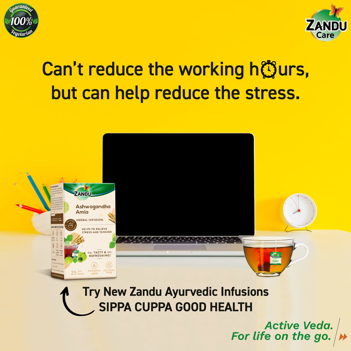 Prepared with zero bitterness, this infusion contains 6 potent Ayurvedic herbs enriched with immunomodulatory, rejuvenating and adaptogenic properties, which aids in relieving everyday stress &amp; anxiety. 

Click on the link to buy: bit.ly/3hpleG9
.
.
.
#ashwagandha #amla