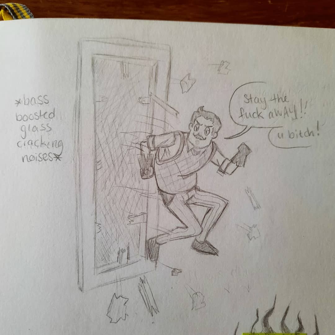 qlitchd's tweet photo. Hello neighbor sketches!!

There's lots of song lyrics with them. 👀

#HelloNeighbor #HelloNeighborArt #TheodorePeterson #NickyRoth #sketchbookpage #sketches https://t.co/CcR5RbPSYX
