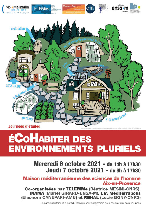 TELEMMe's tweet photo. éCoHabiter des environnements pluriels
Journées d'études organisées par @TELEMMe, le #LIAMediterraPolis, INAMA @EnsaMarseille et le #REHAL 
Les 6 et 7 octobre à la @Mmsh_Usr3125
https://t.co/Mzt9HT7rP6 https://t.co/Eo5DNx96K6