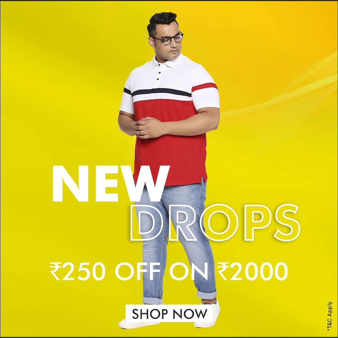 allplussize's tweet photo. It doesn’t get any fresher than this 🧡
Introducing all new styles, prints and colour combos that are sure to turn those heads at your next party✨
Cop your favourites on https://t.co/njvMYXaugU and get ₹250 off on ₹2000💸
#newdrops #freshcollection #menfashion https://t.co/M8yzZBnAio
