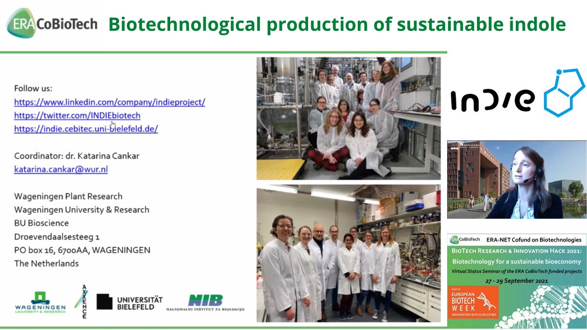 📣Katarina Cankar presented <a href="/INDIEbiotech/">INDIE_project</a> at the <a href="/ERA_CoBioTech/">ERA CoBioTech</a> Research&amp;Innovation Hack 👏