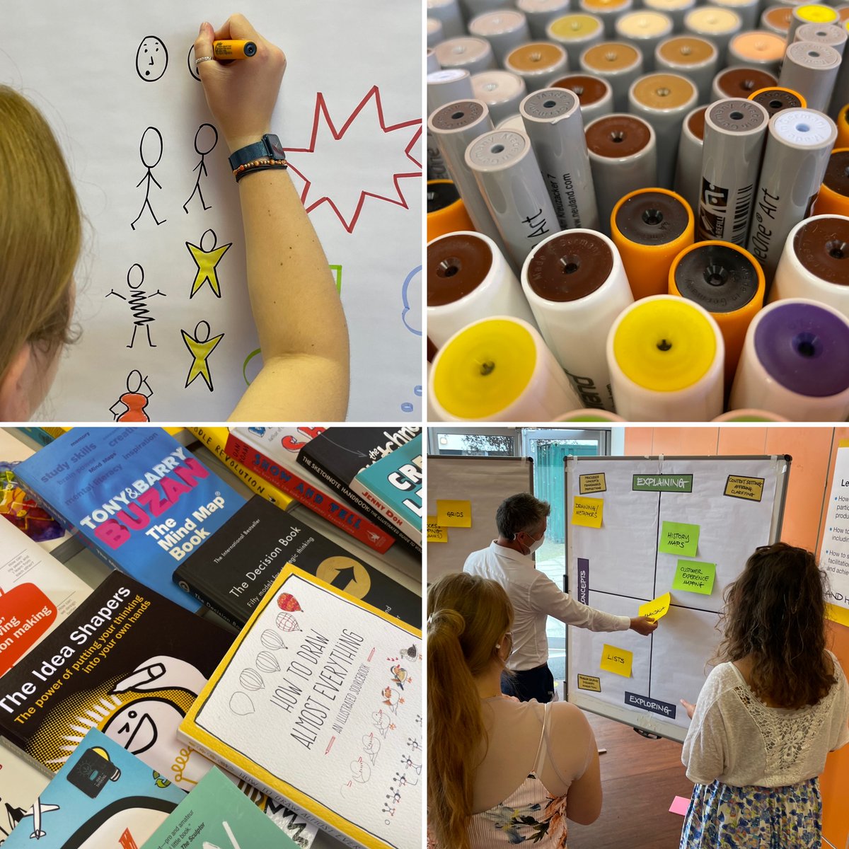 inkythinking's tweet photo. ‘The InkyJam last week was a hugely entertaining and motivational course. Simply awesome. It was great to have time out to look at different and creative ways of communicating.’
#inkyjam #workshop #inkythinking #visual #meetings #graphics #learning #neuland #UK #shop #seethevalue https://t.co/E2UGZLkbNL