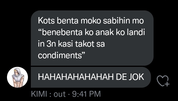 HiBARiDAFiLES's tweet photo. GOOD EVENING PEOPLE OF #HQRP! LF : JOWA NI KIMI

PROS :
- LOVING
- MEMORY OF KIMI JOK UWNAINAOA

CONS :
- CLOSE OPEN CLOSE OPEN

!! JOWAIN NIYO NA SIYA ASAP !! https://t.co/6jY4Ad2Zj1