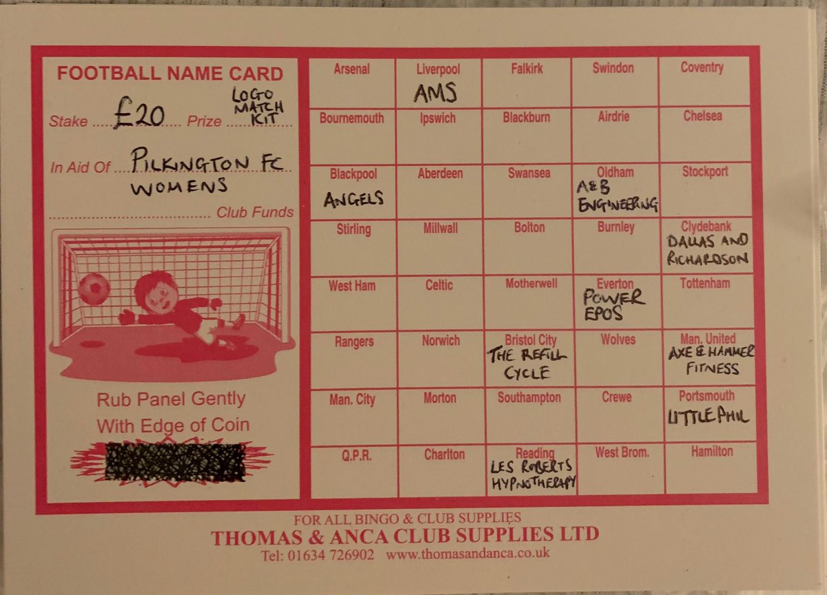 🔊CALLING LOCAL BUSINESSES🔊 

Can you help us and we will help you? 🤗🙌🏻

For a £20 contribution you could win our support!! 👍🏻

Spaces are filling up - DM us now to get involved! 👏🏻

Thank you for your support! ❤️

#UpThePilks