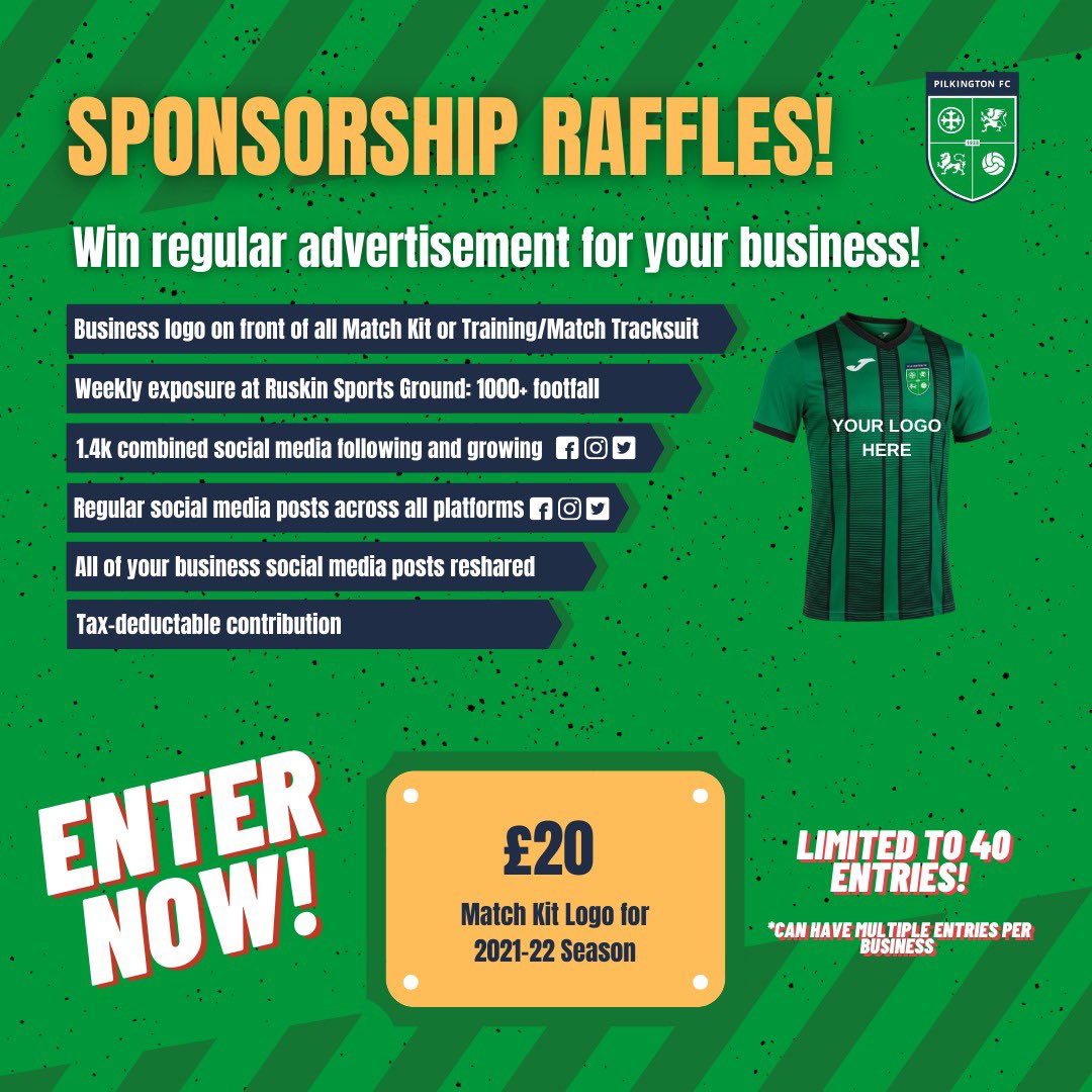 PilksFCWomen's tweet photo. 🔊CALLING LOCAL BUSINESSES🔊 

Can you help us and we will help you? 🤗🙌🏻

For a £20 contribution you could win our support!! 👍🏻

Spaces are filling up - DM us now to get involved! 👏🏻

Thank you for your support! ❤️

#UpThePilks https://t.co/lPD16Vng4D
