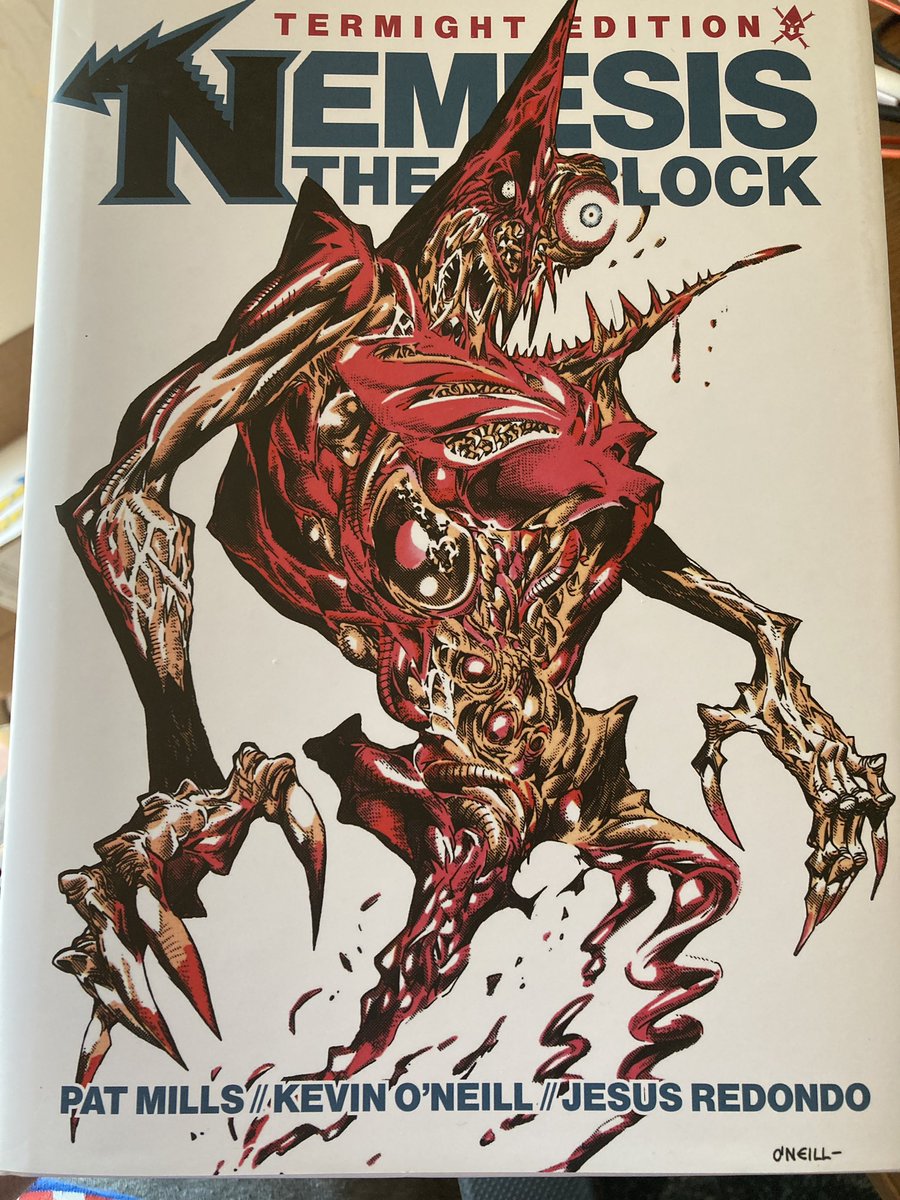 lipka679's tweet image. Daily Comic Recommendation:
By @PatMillsComics &amp;amp; the über talented #KevinO’Neill from @2000AD - this comic is insanity squared. Beautiful. Powerful. Where our protagonist is a cloven hoofed space wizard and our antagonist is a Christian religious zealot leader. Perfection