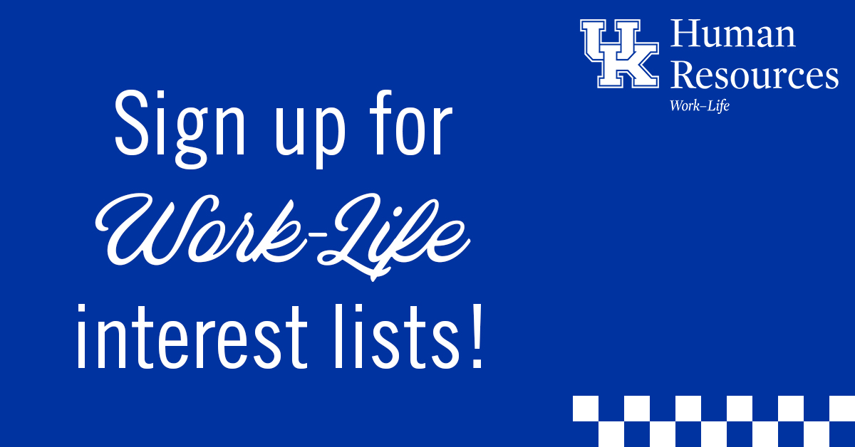 UKWorkLife's tweet image. Starting Oct. 1, @UKWorkLife will not be actively posting here. Sign up for our interest lists to stay in the know: uky.edu/hr/user 
1. Log in w/ your linkblue ID &amp;amp; password 
2. Scroll to the blue box = “Notifications” 
3. Choose your interests 
4. "Update Preferences"