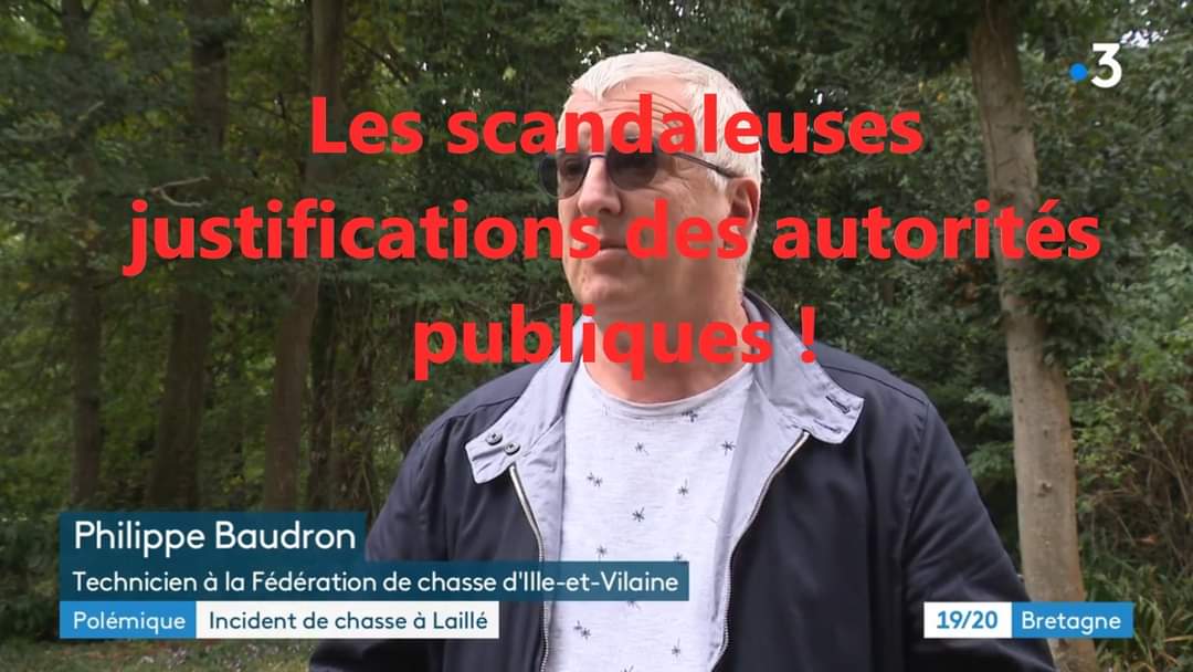 fs_bretagne's tweet photo. Affaire des #2chats déchiquetés : les scandaleuses justifications des autorités publiques sur FR3 !

Pour rappel, #chasser des #chats est illégal!, comme #chasser chez les gens...
Honte à la #federationdechasse ! https://t.co/zJogL6TDkn