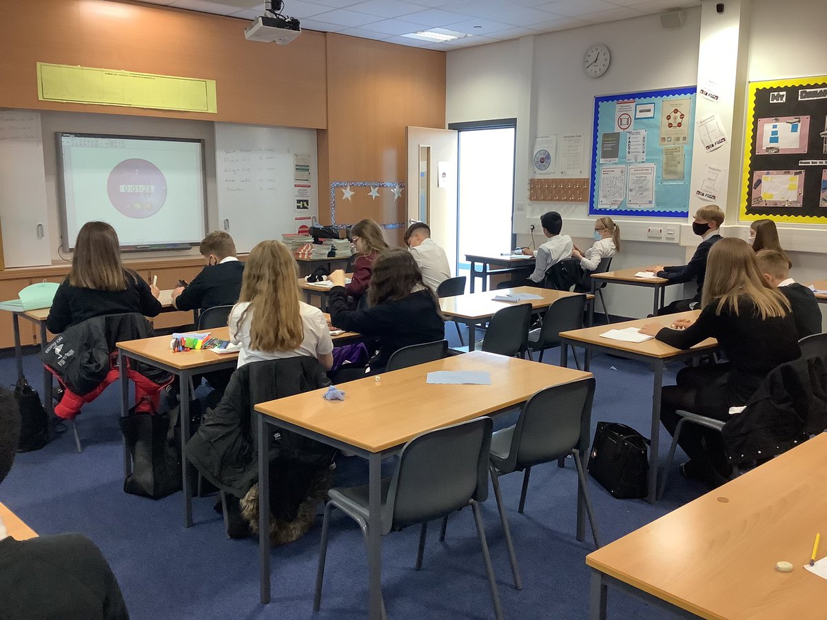 FHSMathematics's tweet photo. S2 are exploring probability. #probabilty #MathsWeekScotland #weareFHS https://t.co/mmmgUu51AE
