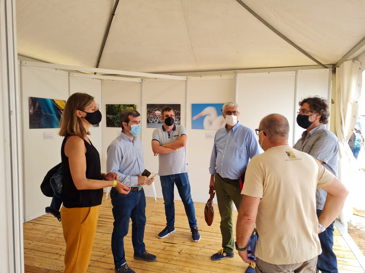 Veolia_Cat's tweet photo. 📸 Al @DeltaBirdingF, l'exposició fotogràfica "#MontPhoto, 25 anys divulgant fotografia de natura" que hem patrocinat exhibia les 25 millors imatges d'aquest concurs internacional de fotografia que enguany fa mig segle de vida. #dbf21 #dbf2021 #BackToBirding https://t.co/YJkgl3GVoF